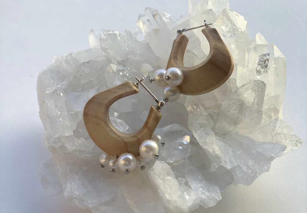MITSUKOSHI(三越) 真珠のブローチ、真珠のイヤリング